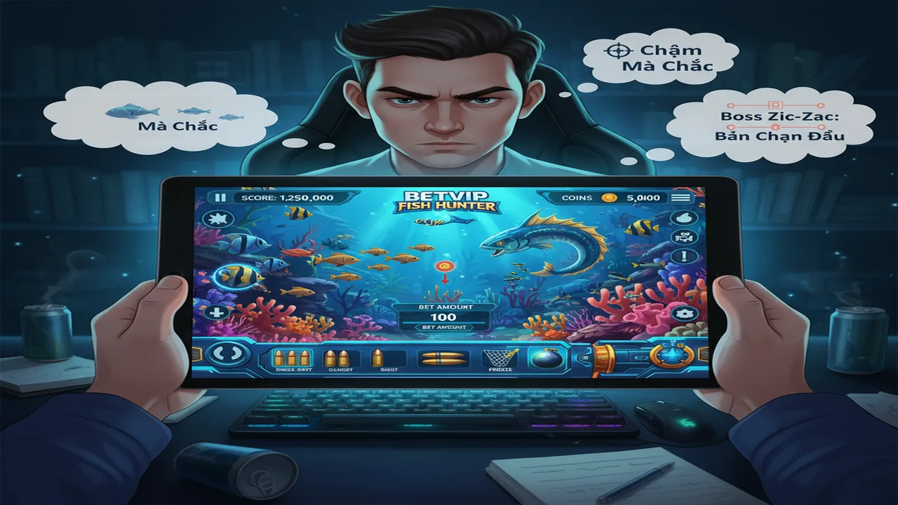 Cách đọc chuyển động cá để bắn chuẩn Betvip